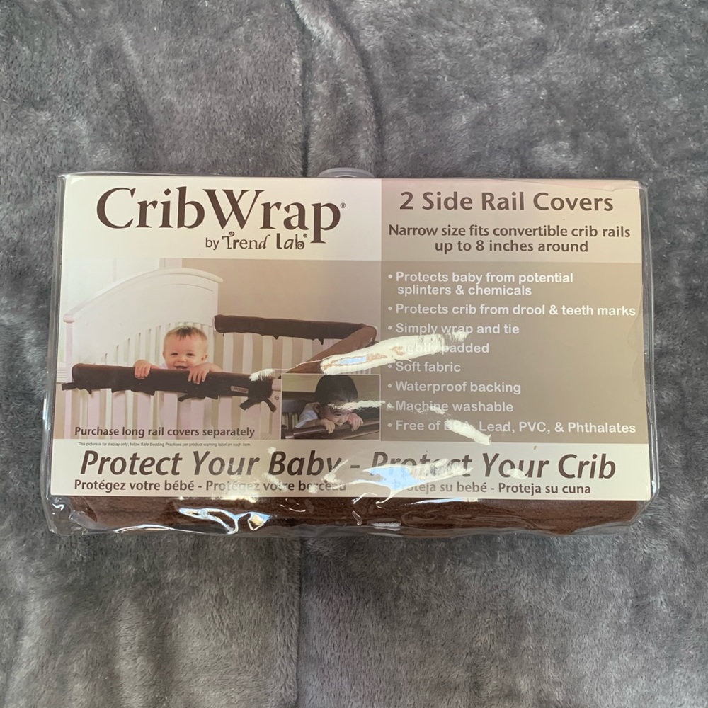 Crib Wrap - Baby crib rail cover protector
